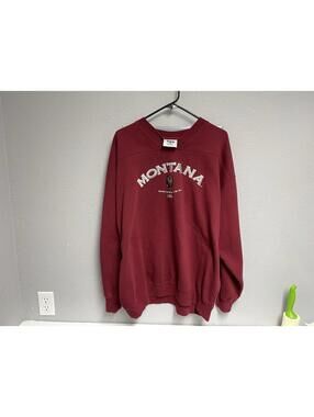 Vintage Montana Grizzlies Lee Sport Sweatshirt Pullover XL